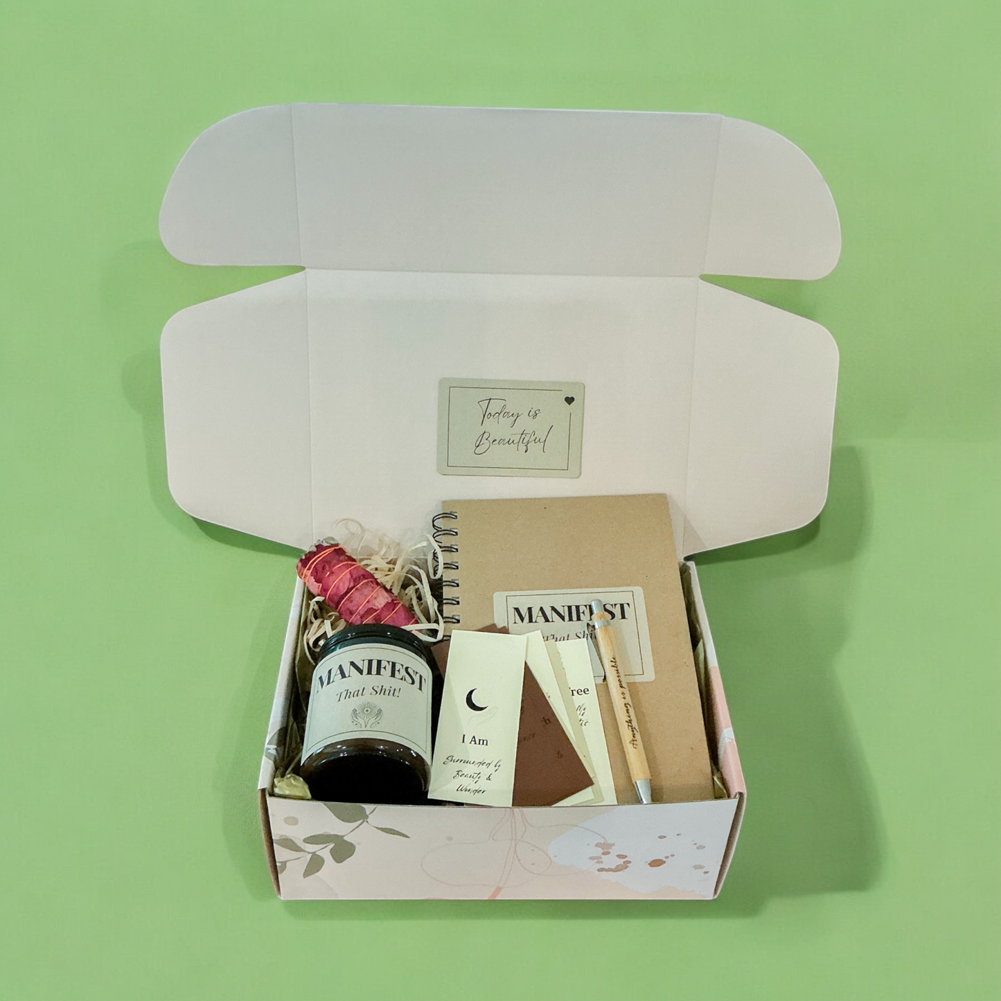 Manifesting Gift Box - Empower Your Journey - Handcrafted Candles & Gifts from The Happy Folk Store