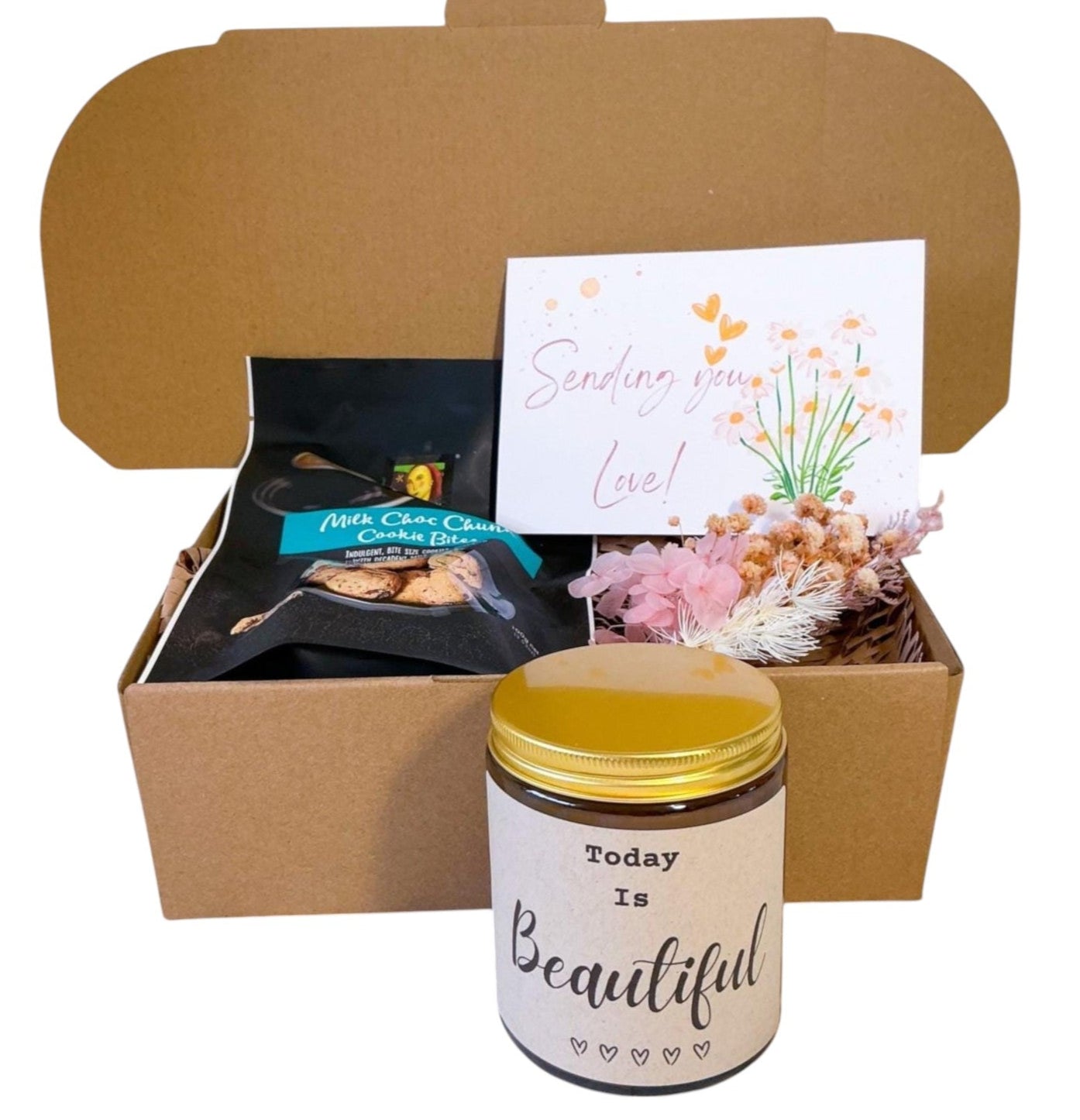 Candle and Cookies Gift Box