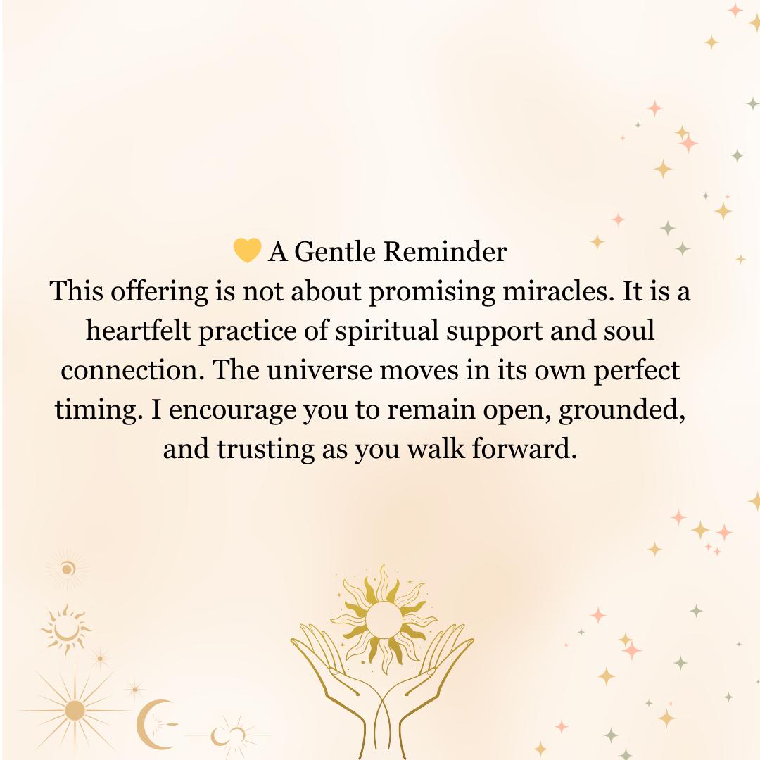 Personalized Prayer Sent to the Universe | Written With Love and Intention-Custom Written Prayer | Spiritual Support-Custom Prayer for You
