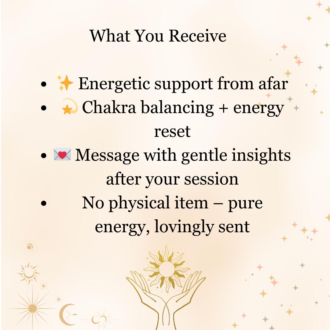 Distant Energy Healing Session - Reiki Healing Energy with Optional Written or Audio Prayer for Mind and Soul-Charkra healing-Spiritual