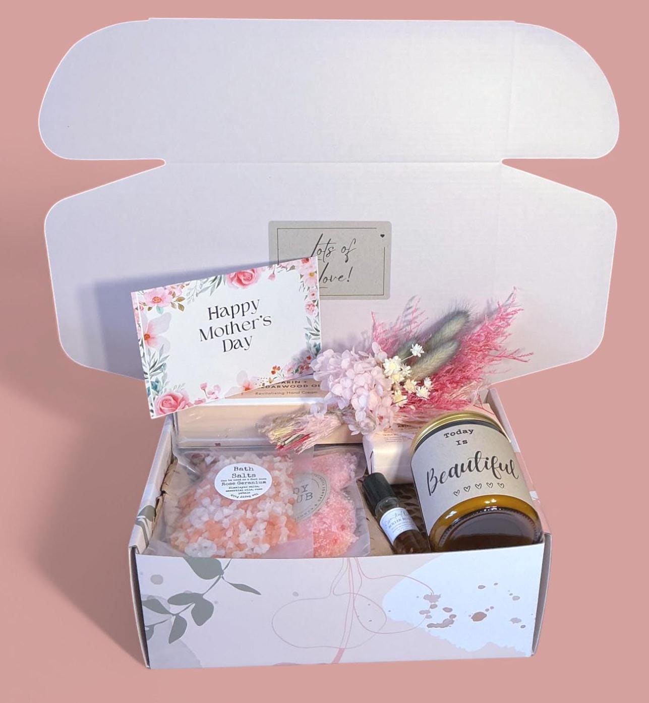 Mothers gift box self care pamper pack