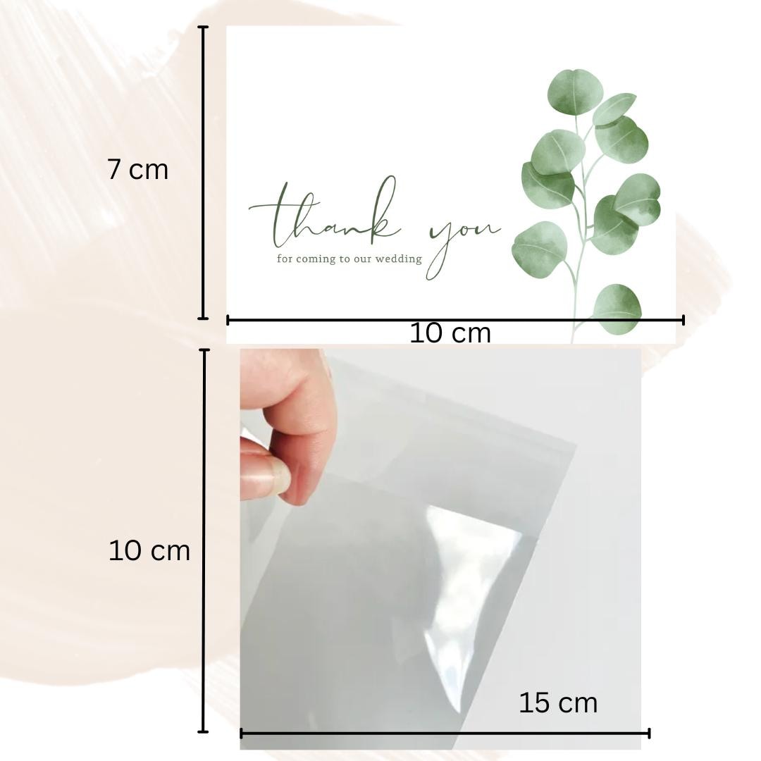 Custom Favour Candle – Tea Light with Personalised Card & Clear Bag – Wedding, Baby Shower, Event Favours – Rose Petal or Sprinkle Option
