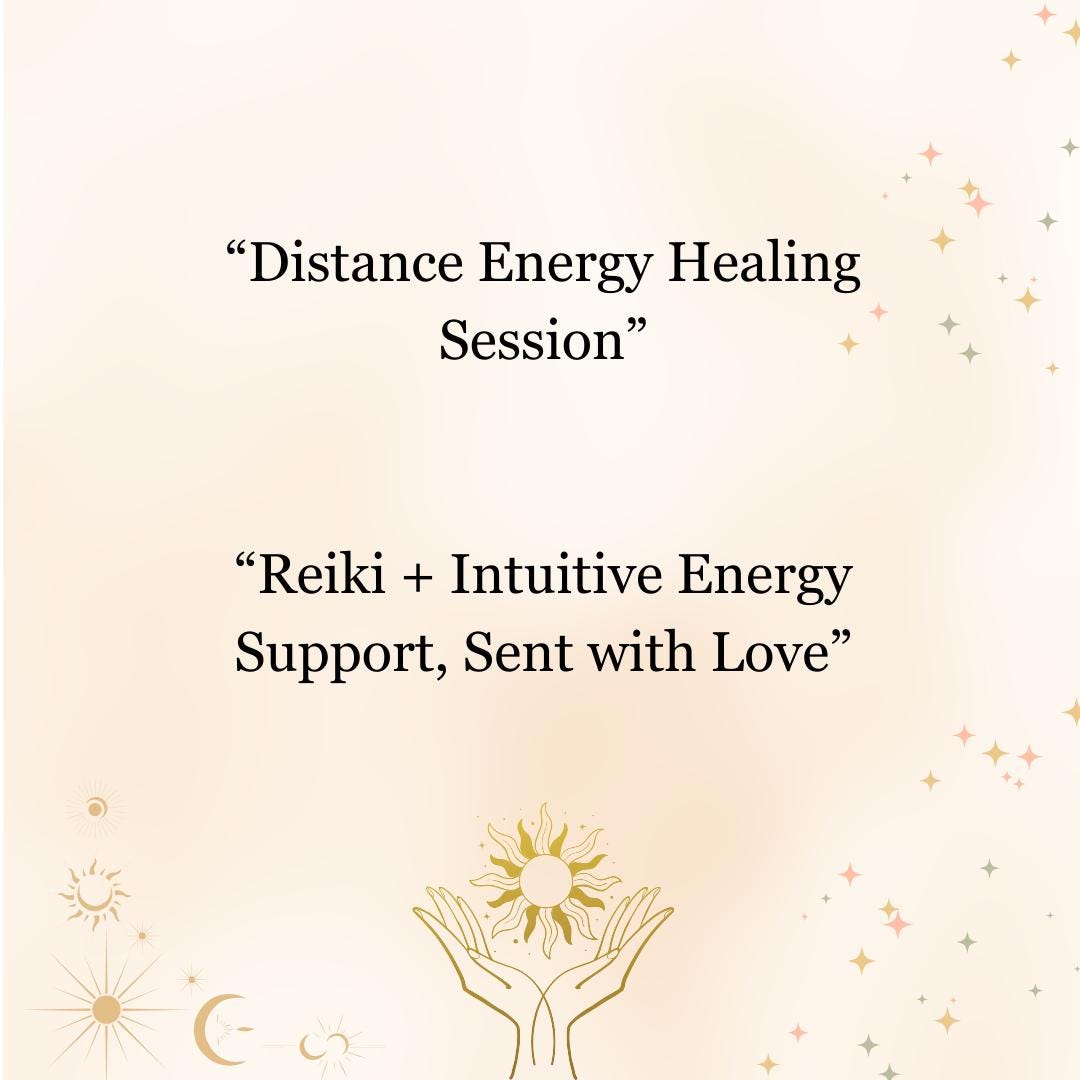 Distant Energy Healing Session - Reiki Healing Energy with Optional Written or Audio Prayer for Mind and Soul-Charkra healing-Spiritual
