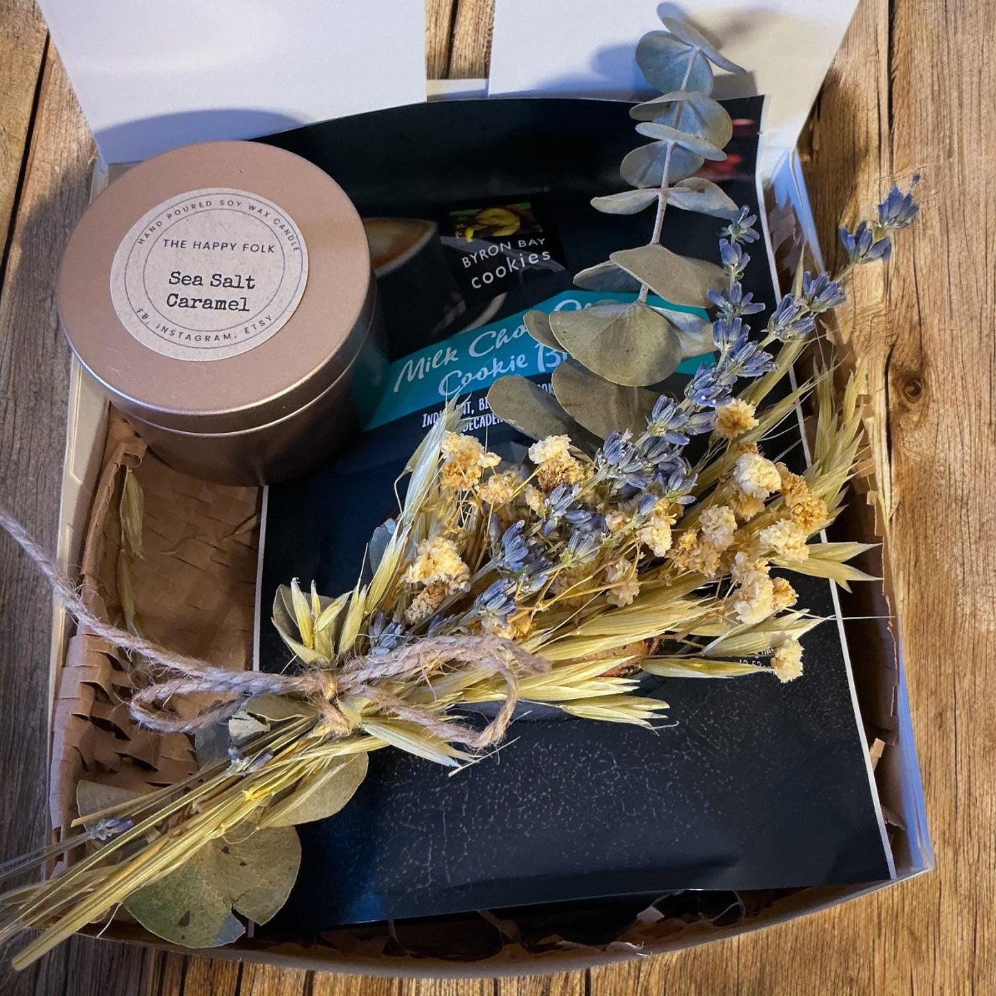 Men’s Mini Gift Box –Candle, Soap, Chocolate & More| 3 Options |Custom Message |Father's Day, Birthday, Just Because Gift for Him-Men's Gift