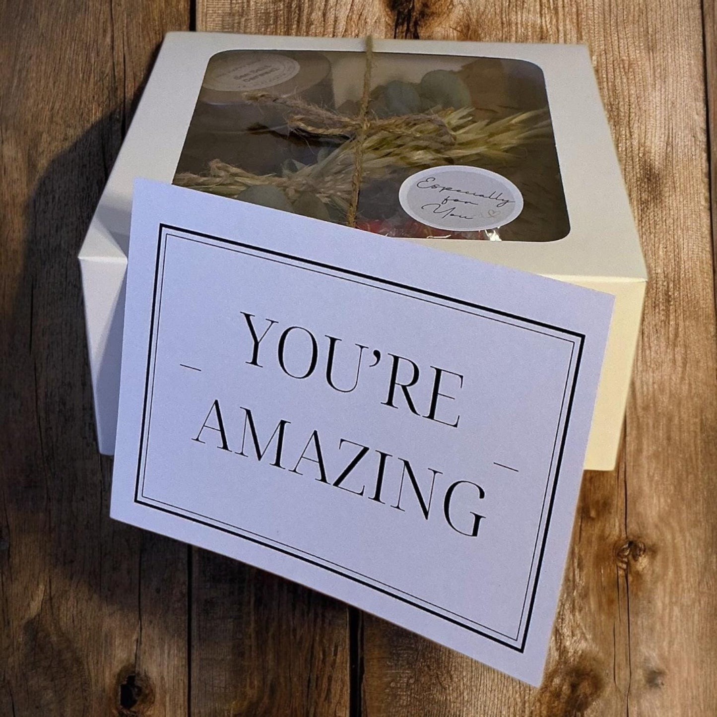 Men’s Mini Gift Box –Candle, Soap, Chocolate & More| 3 Options |Custom Message |Father's Day, Birthday, Just Because Gift for Him-Men's Gift