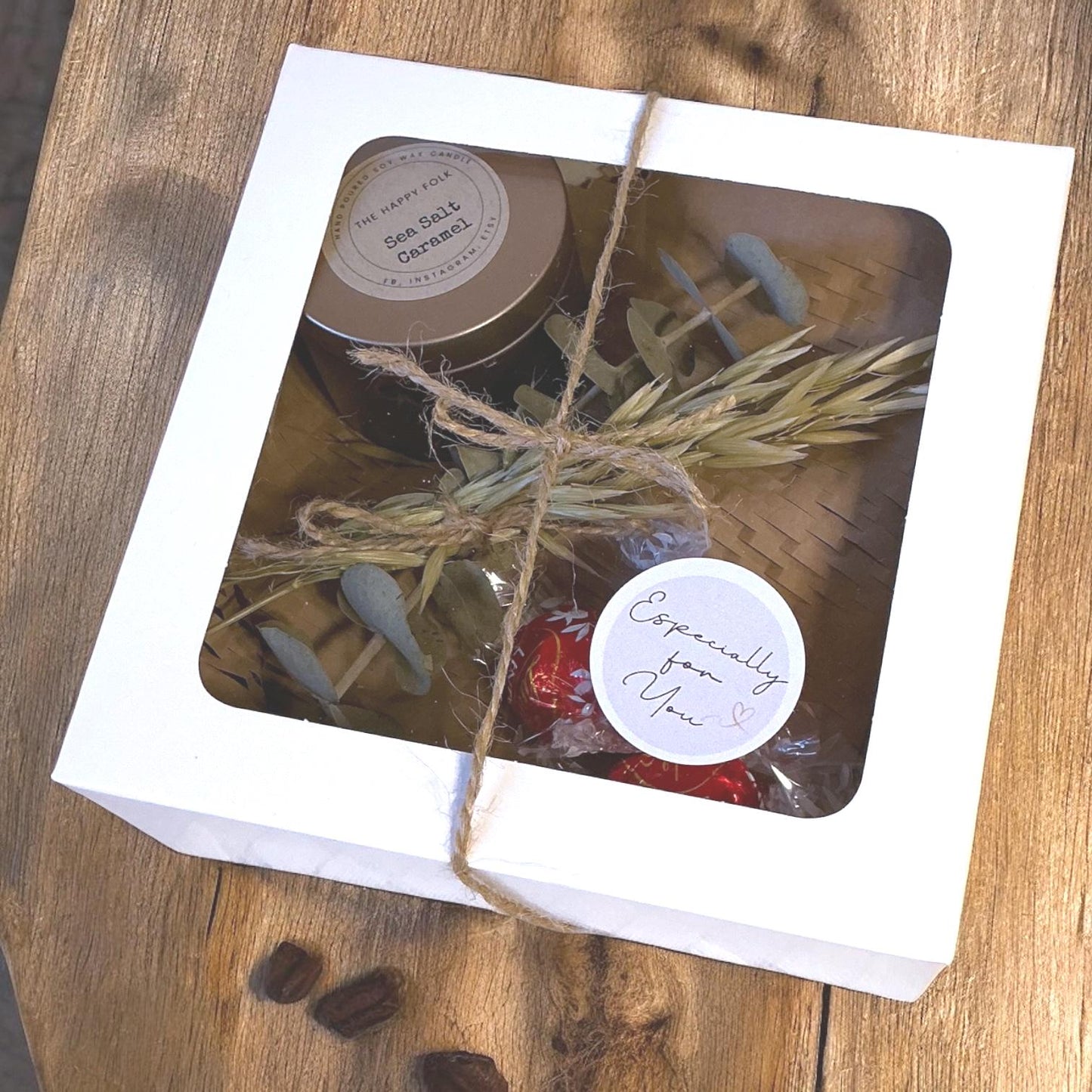 Men’s Mini Gift Box –Candle, Soap, Chocolate & More| 3 Options |Custom Message |Father's Day, Birthday, Just Because Gift for Him-Men's Gift