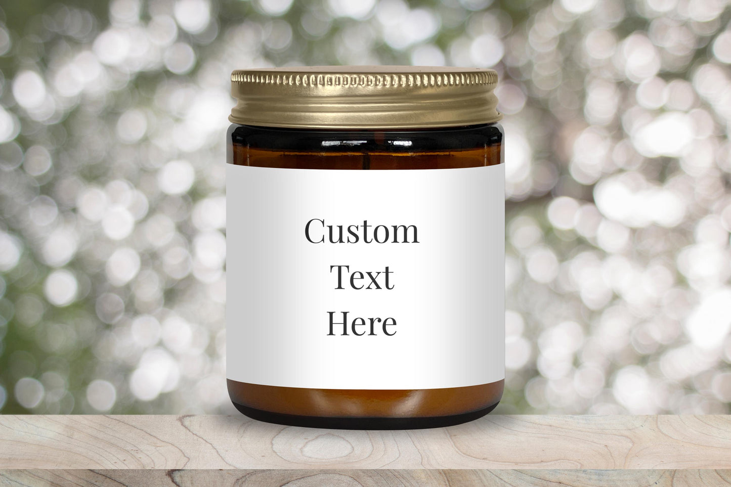 Custom candle, Blank label candle