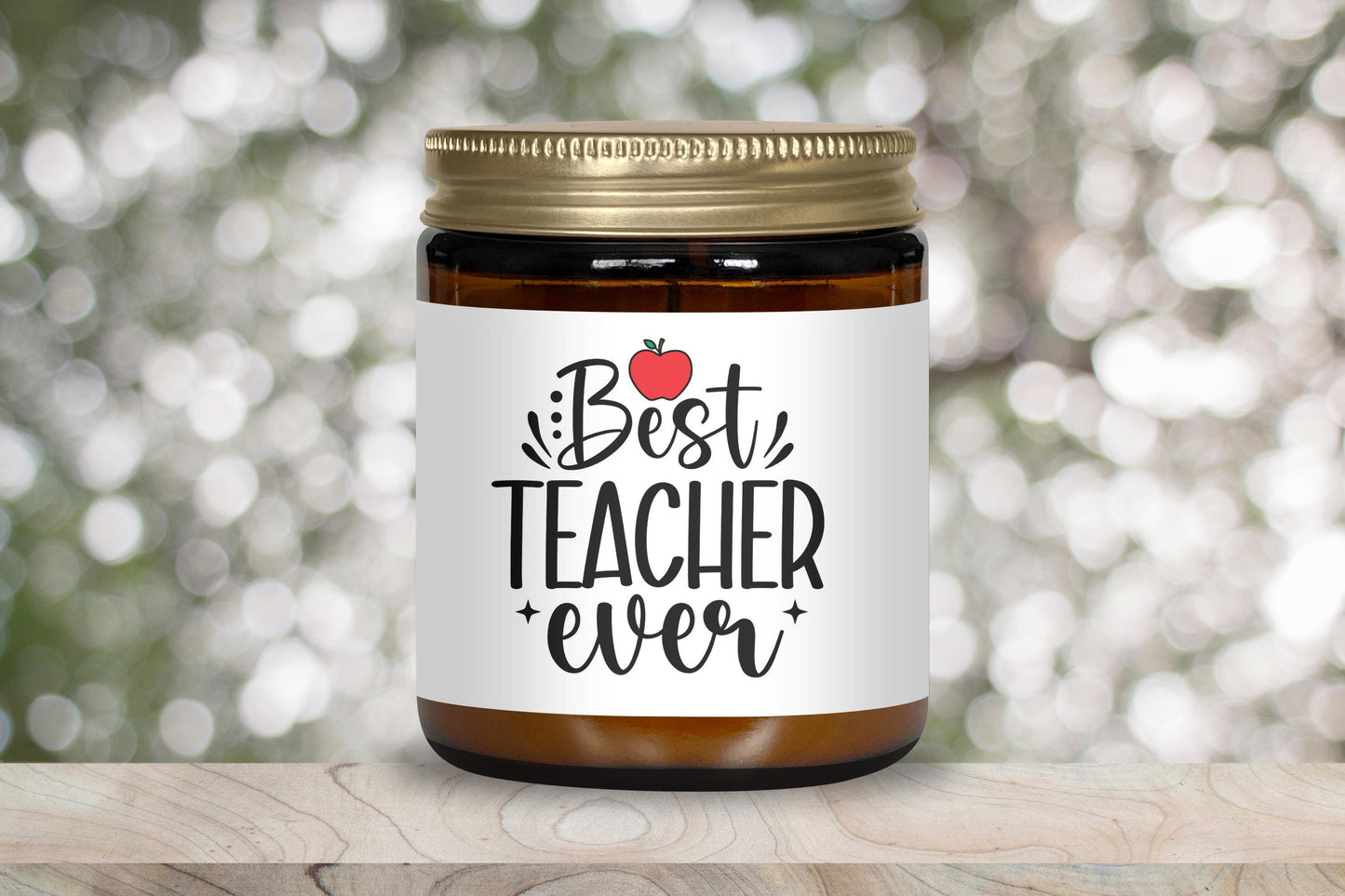 Teacher candle gift