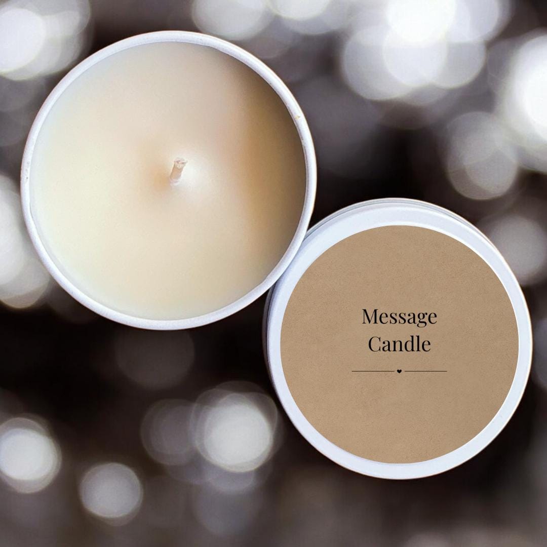 Personalised Birthday Candle – Custom Name Tin Candle Gift – Happy Birthday Gift for Her – Scented Soy Candle – Gift Box Option-candle