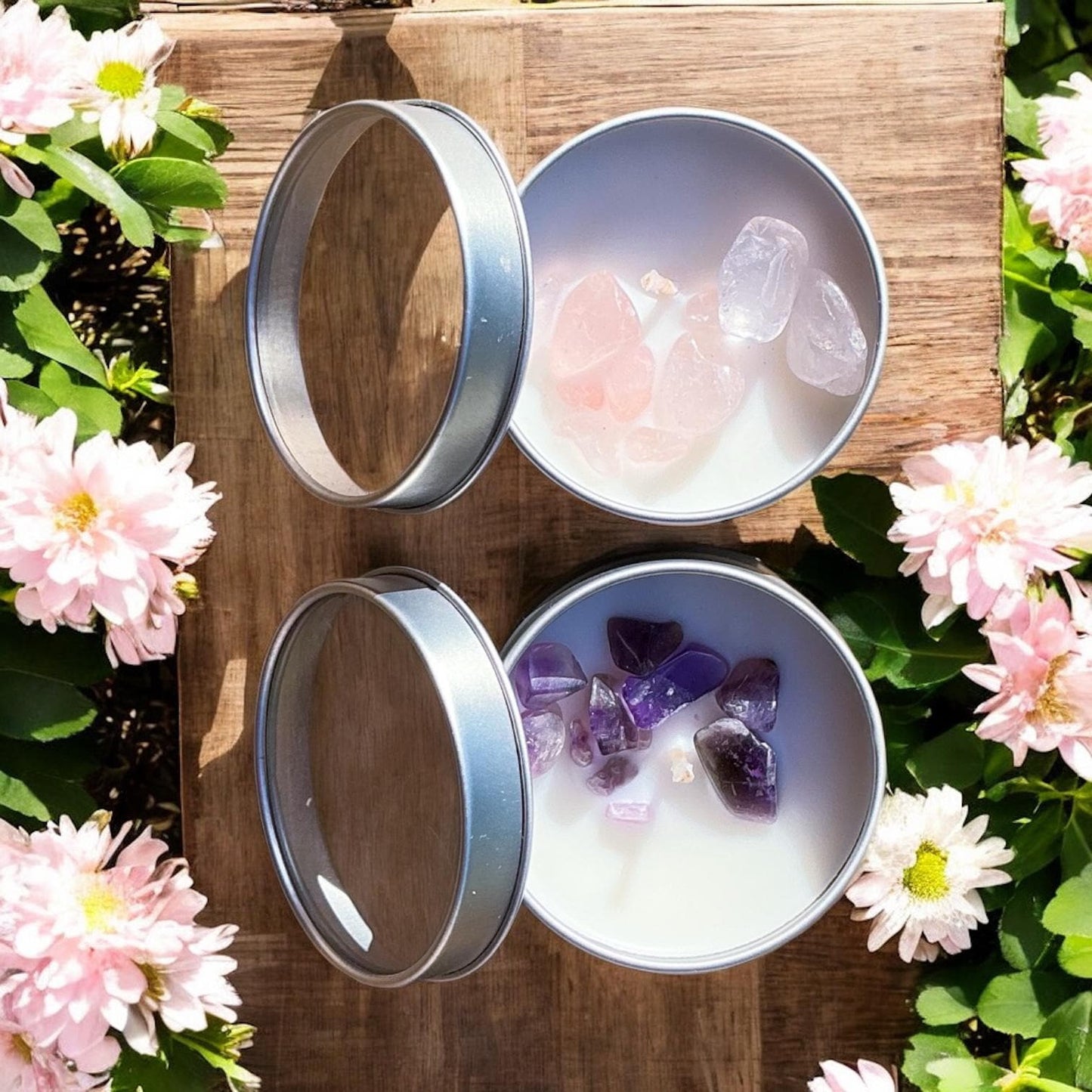Crystal Candles & Self Care Gift Box