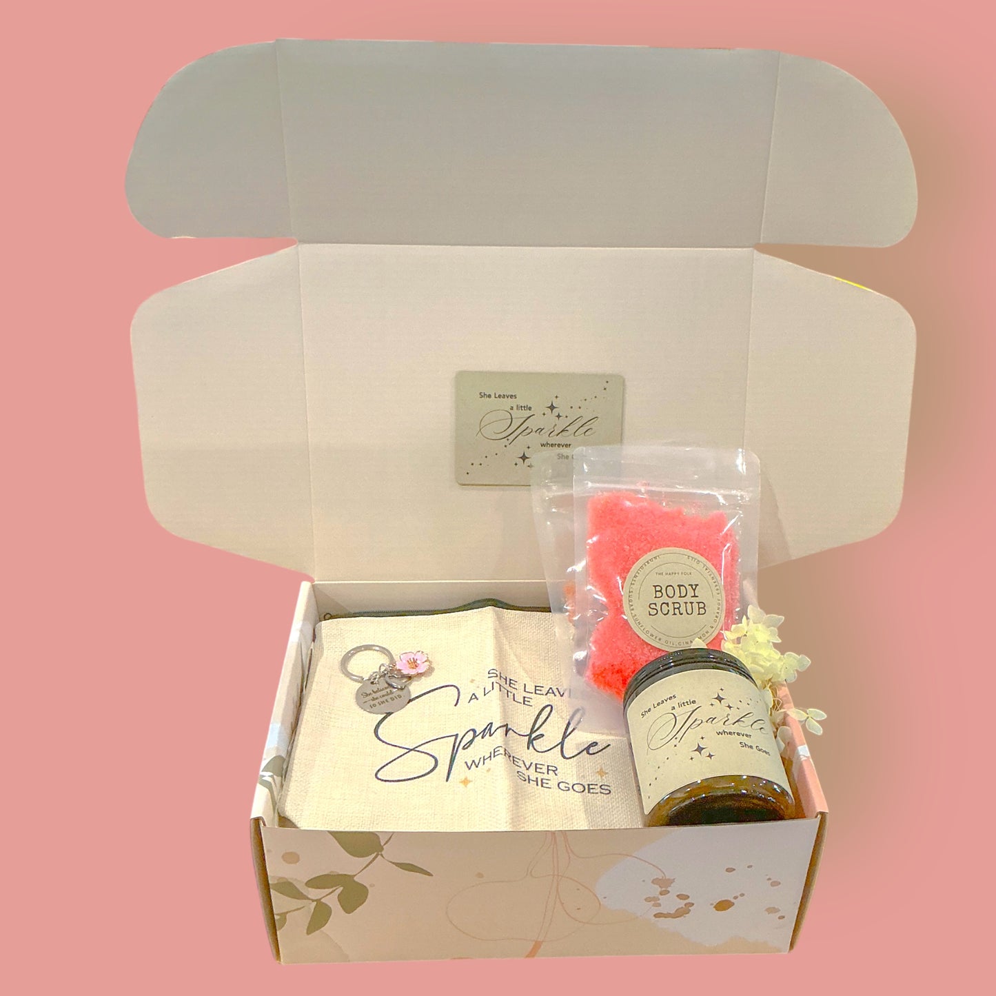 She Leaves a Little Sparkle Gift Box – A Celebration of Strength and Positivity for Her