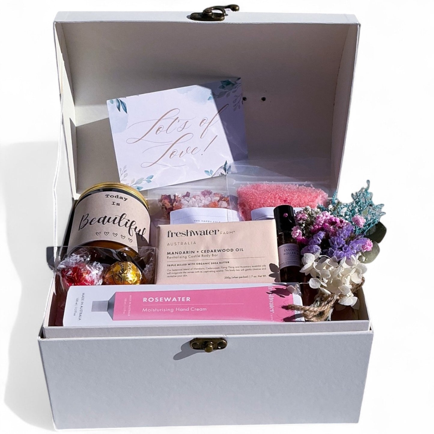 Vintage Style Self Care Gift Box For Her