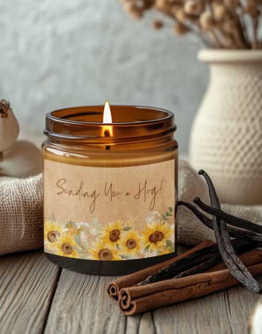 Sending You A Hug Candle/Gift Box