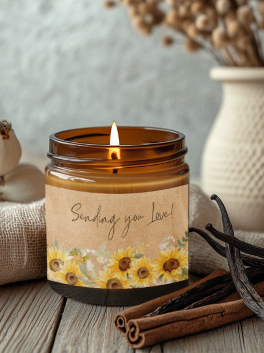 Sending You Love Candle/Gift Box