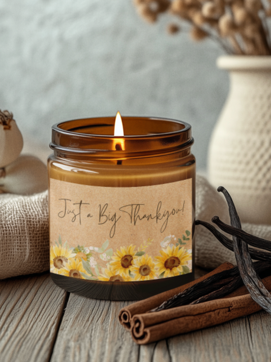 Just A Big Thankyou Candle/Gift Box