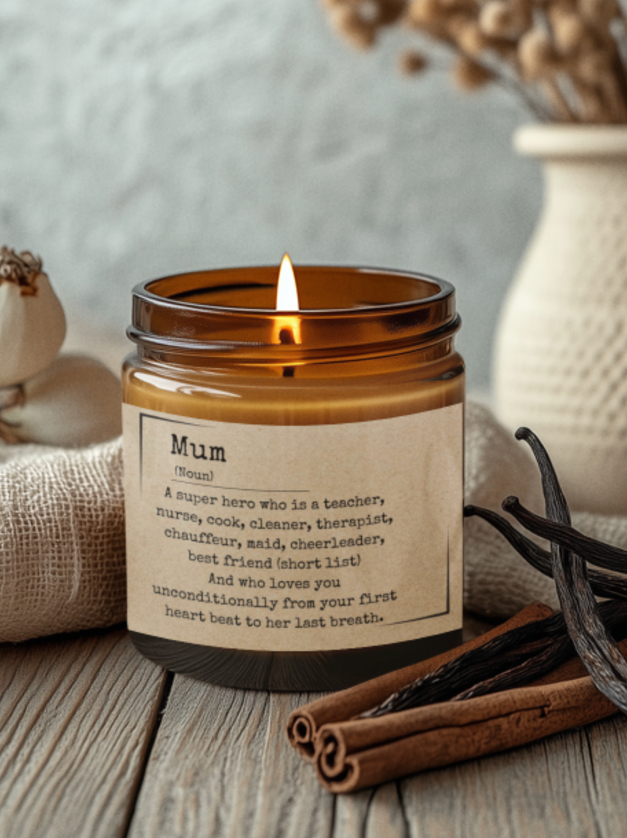 Mum Dictionary Meaning Candle/Gift Box