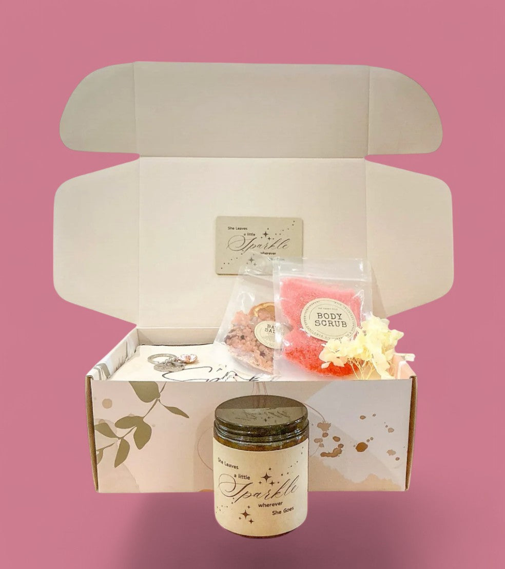 She Leaves a Little Sparkle Gift Box – A Celebration of Strength and Positivity for Her