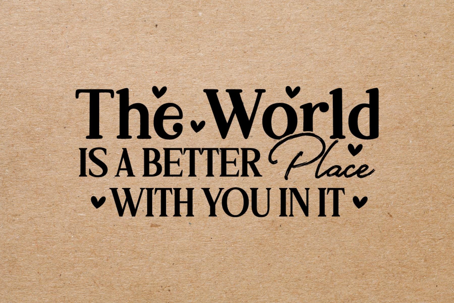 The world is a better place with you in it Candle - Handcrafted Candles & Gifts from The Happy Folk Store