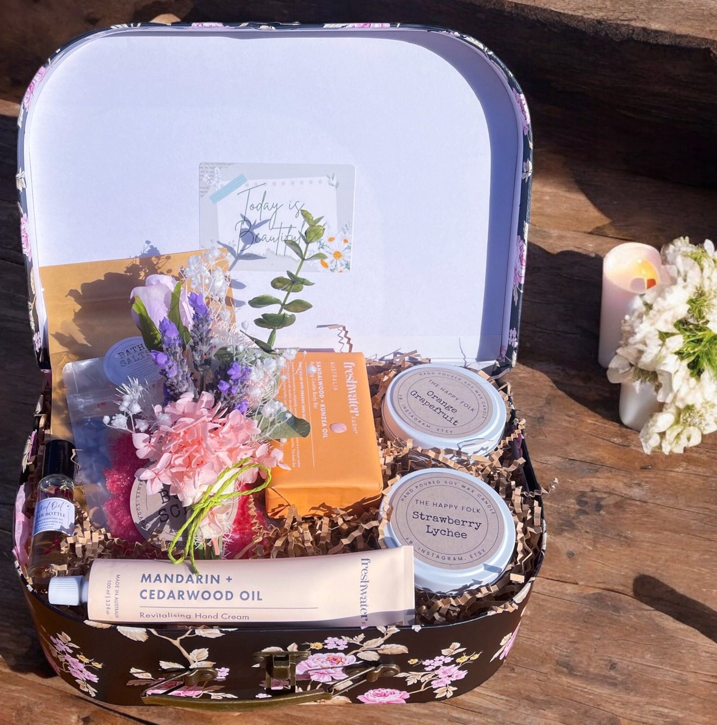 Pamper Suitcase Gift Box