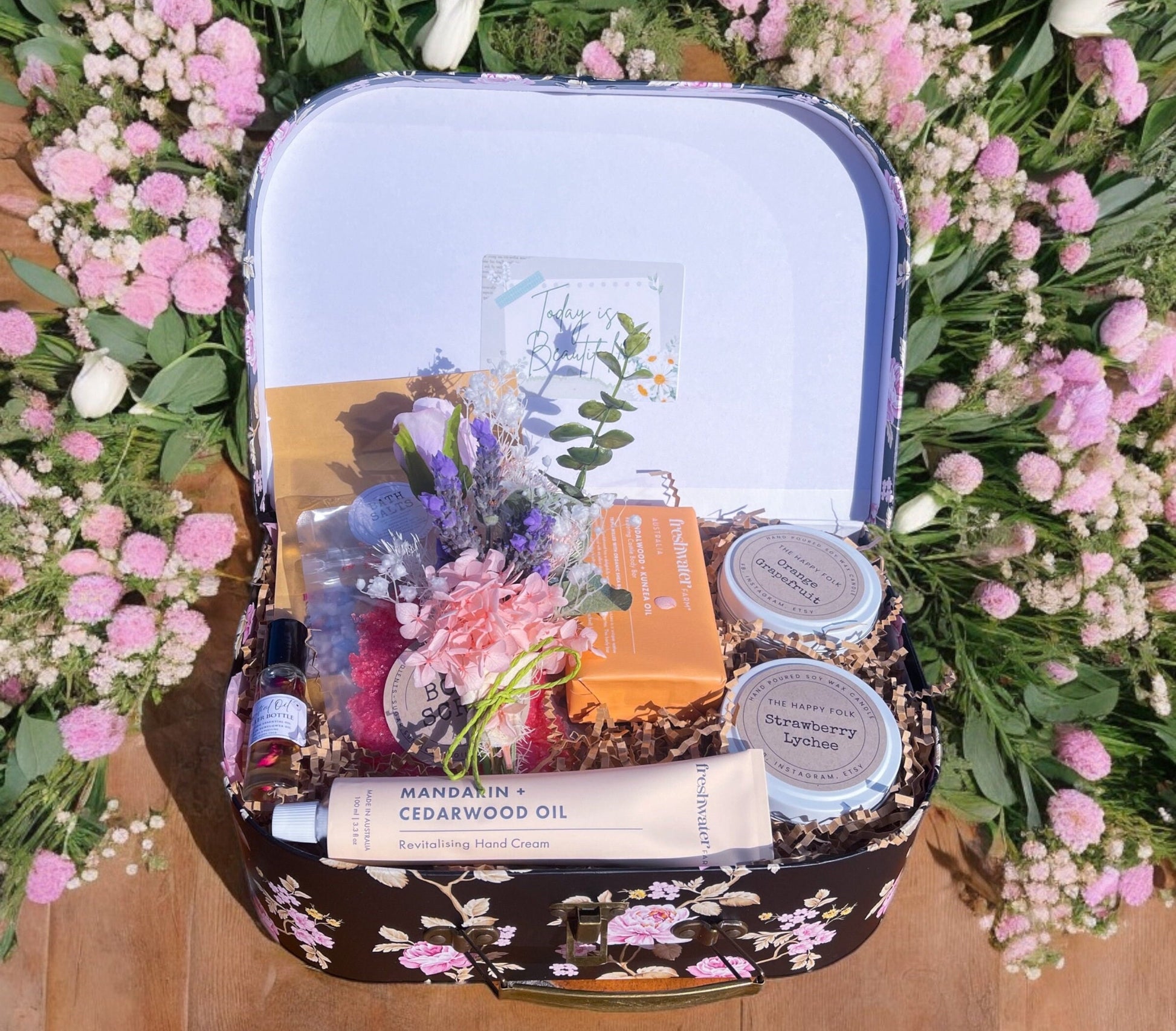 Pamper Suitcase Gift Box