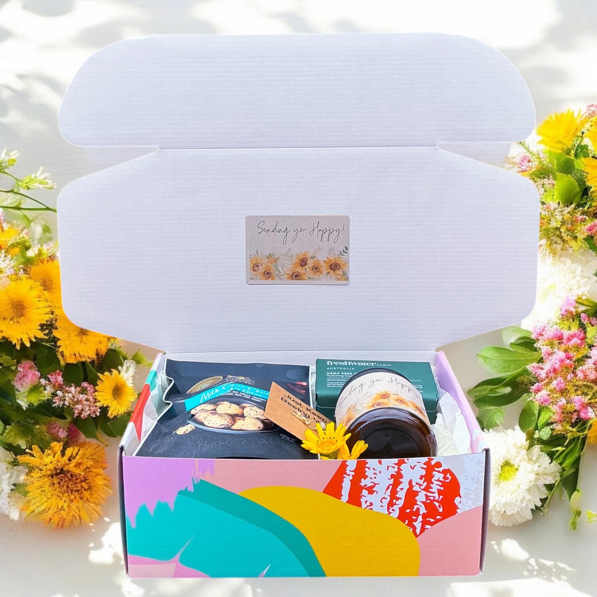 Build a Box-Sending Sunshine-Lots of Love-Thinking of You Gift-Sending Love Gift-Care Package-Build Your Own Gift Box-Sympathy Gift-Gift box