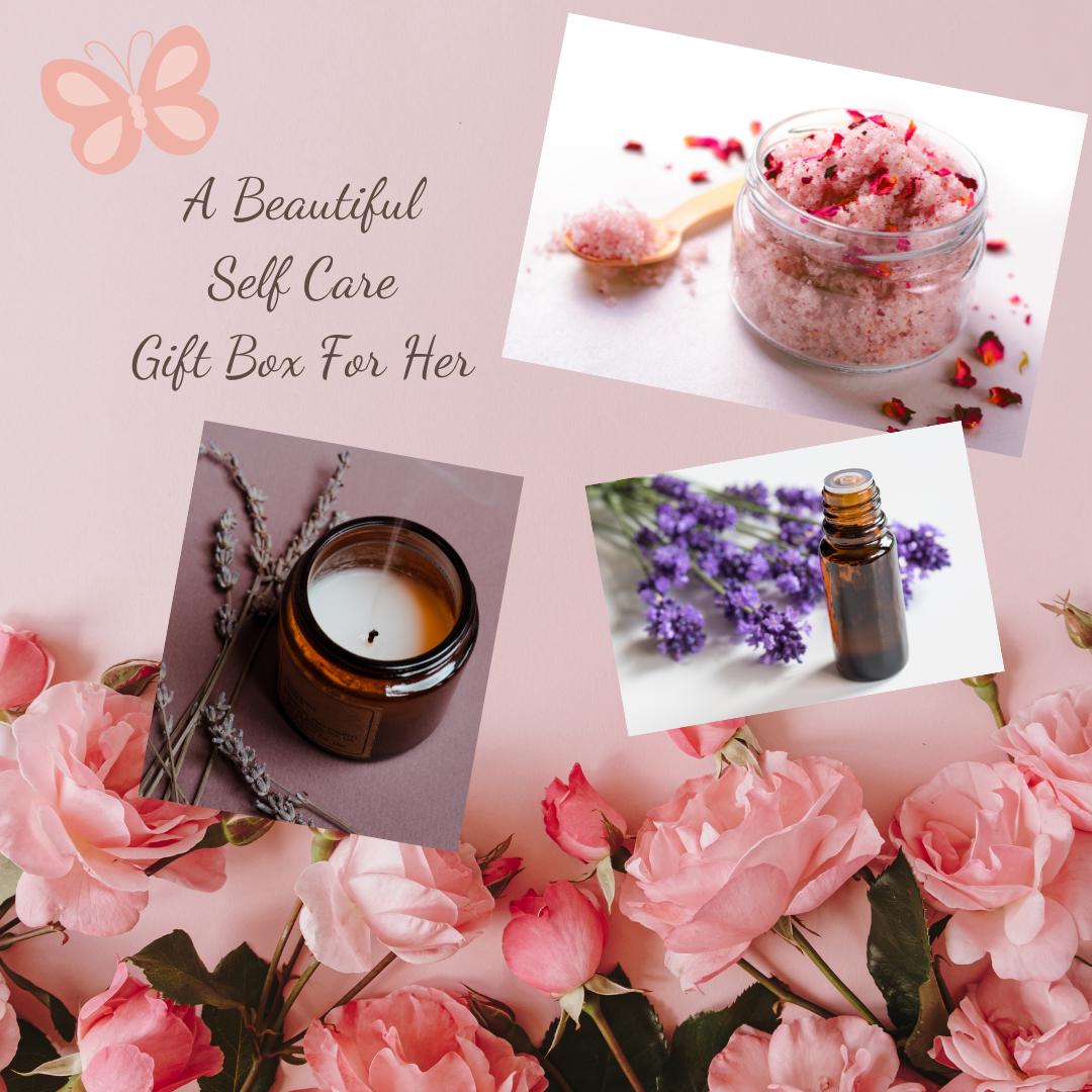 Vintage Style Self Care Gift Box For Her