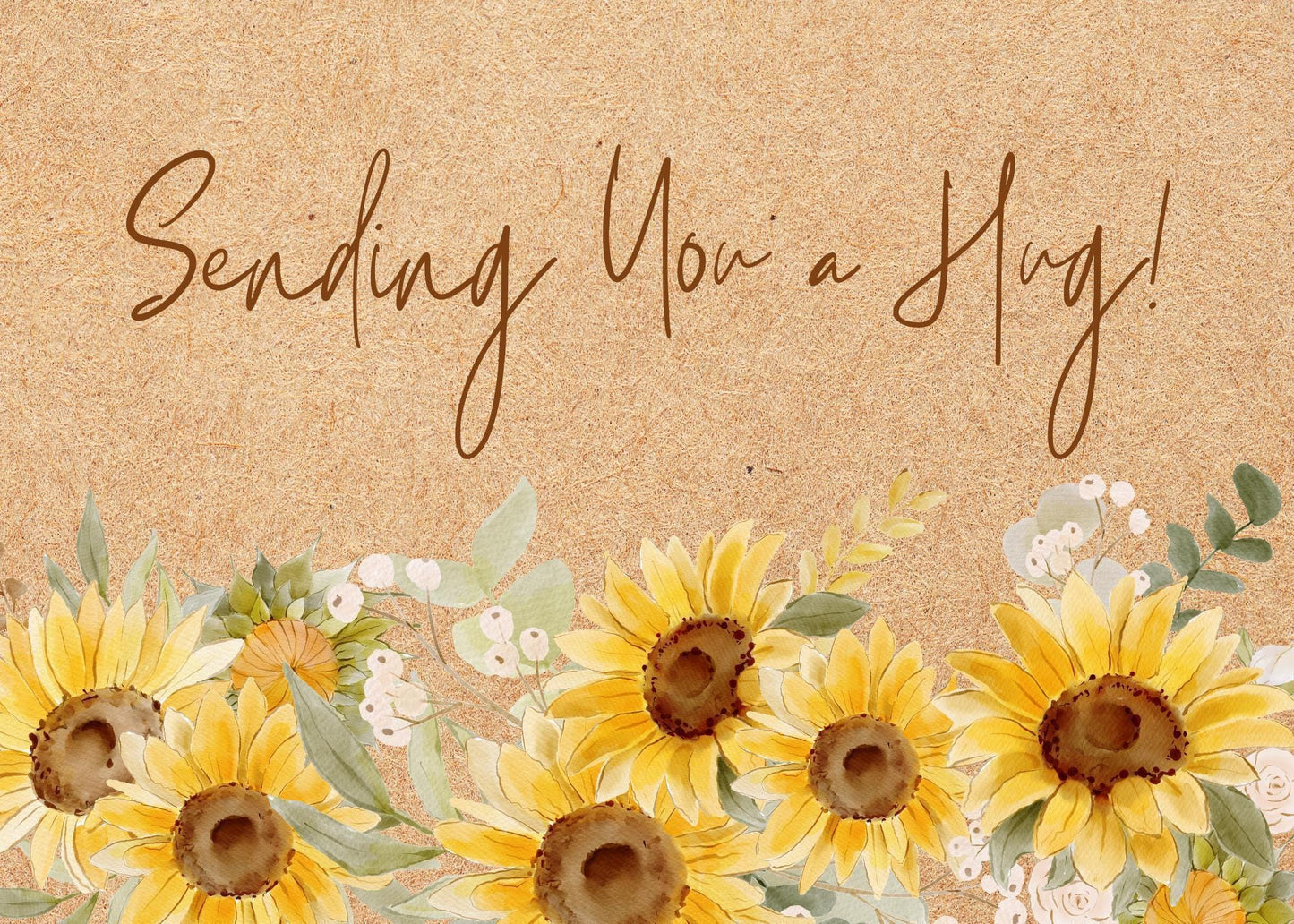 Sending You a Hug Candle - Sunflower Amber Glass Jar, Aromatic Candle, Perfect Gift for Encouragement and Love