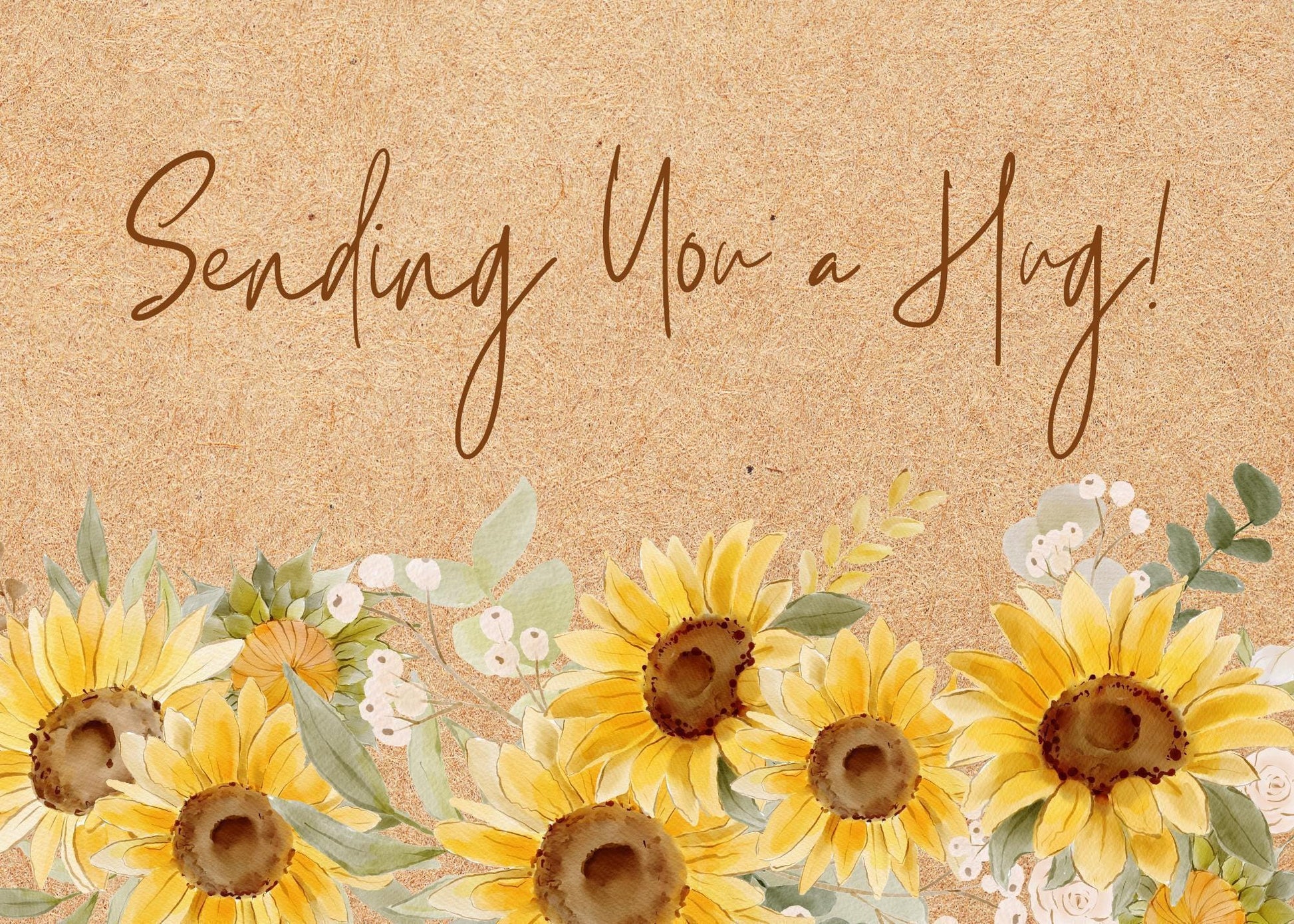 Sending You a Hug Candle - Sunflower Amber Glass Jar, Aromatic Candle, Perfect Gift for Encouragement and Love