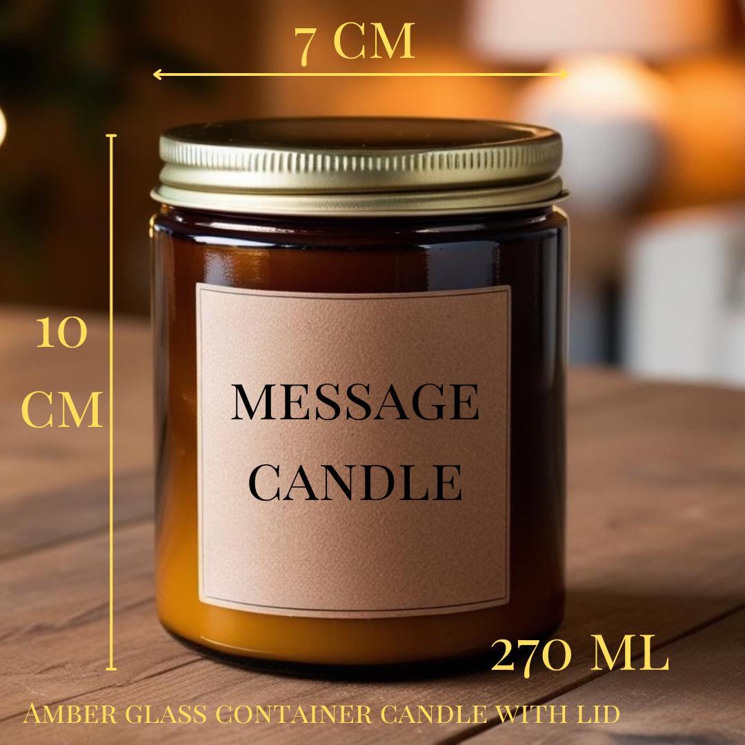 Teacher candle gift