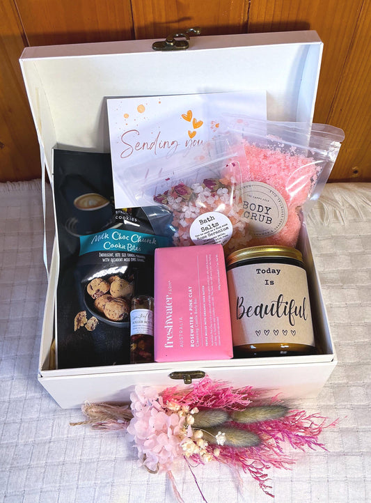 Vintage Style Self Care Gift Box For Her