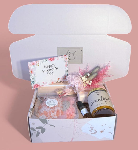 Mothers gift box self care pamper pack