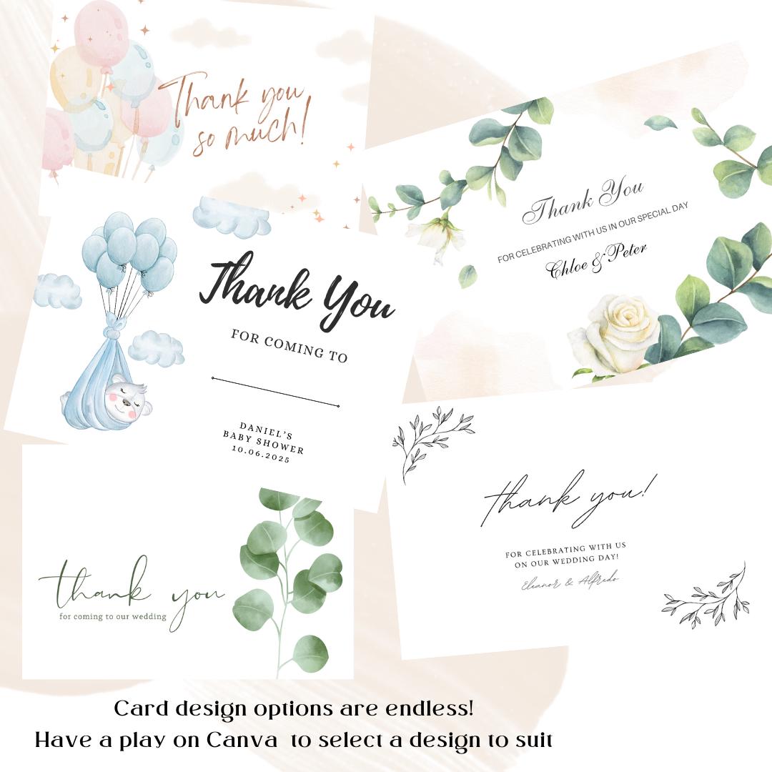 Custom Favour Candle – Tea Light with Personalised Card & Clear Bag – Wedding, Baby Shower, Event Favours – Rose Petal or Sprinkle Option