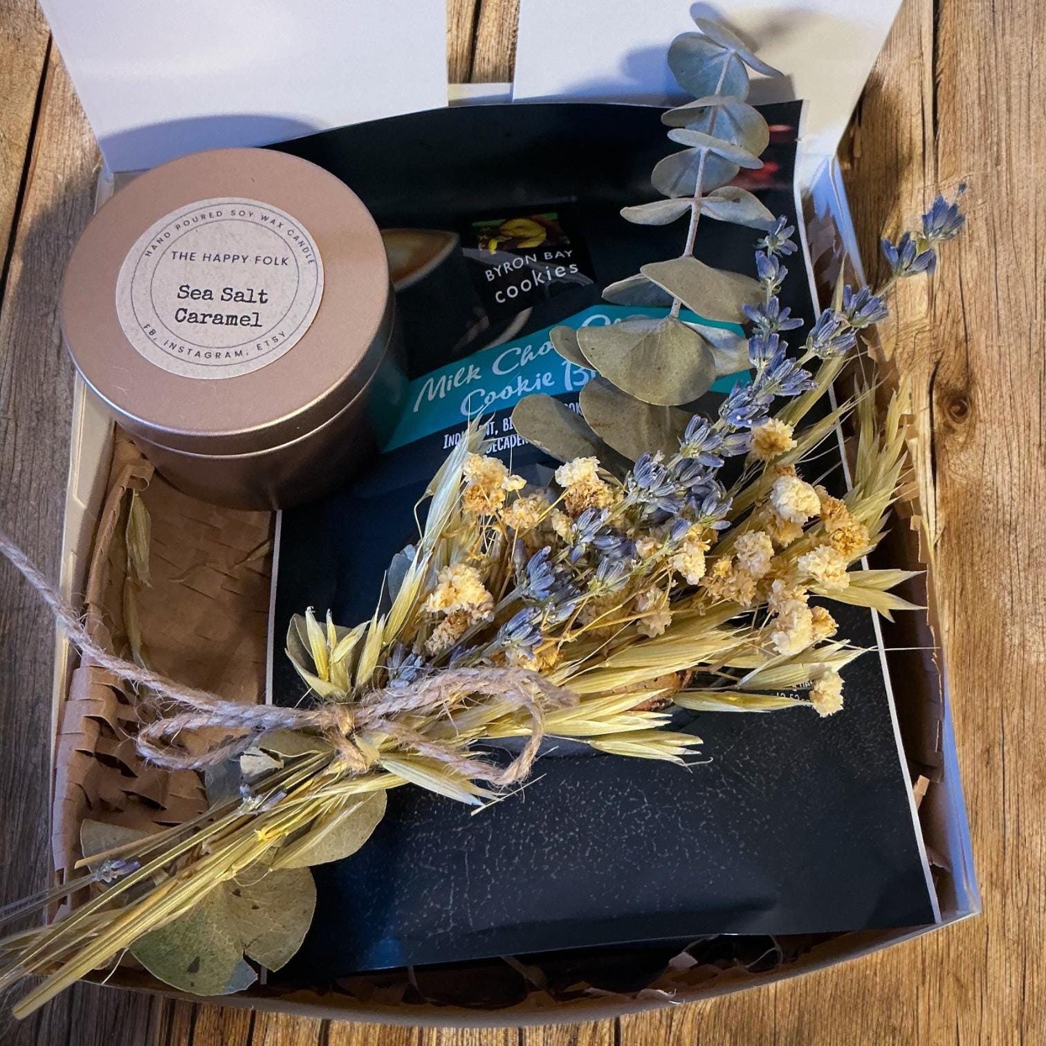 Men’s Mini Gift Box –Candle, Soap, Chocolate & More| 3 Options |Custom Message |Father's Day, Birthday, Just Because Gift for Him-Men's Gift