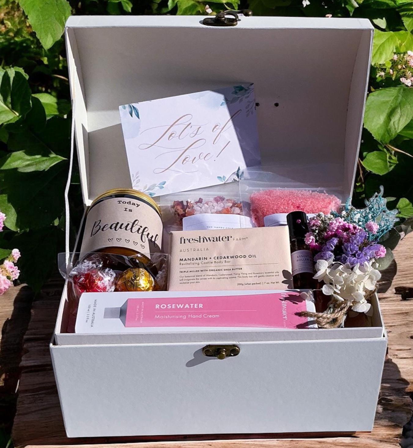 Vintage Style Self Care Gift Box For Her