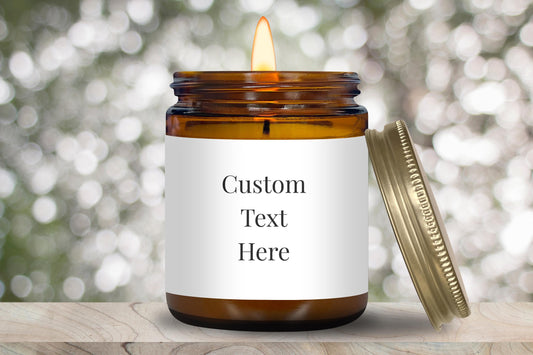 Custom candle, Blank label candle