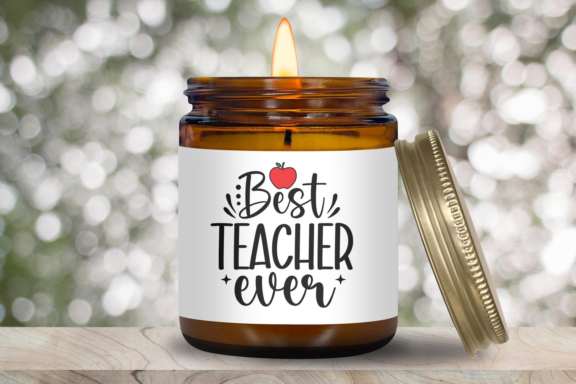 Teacher candle gift