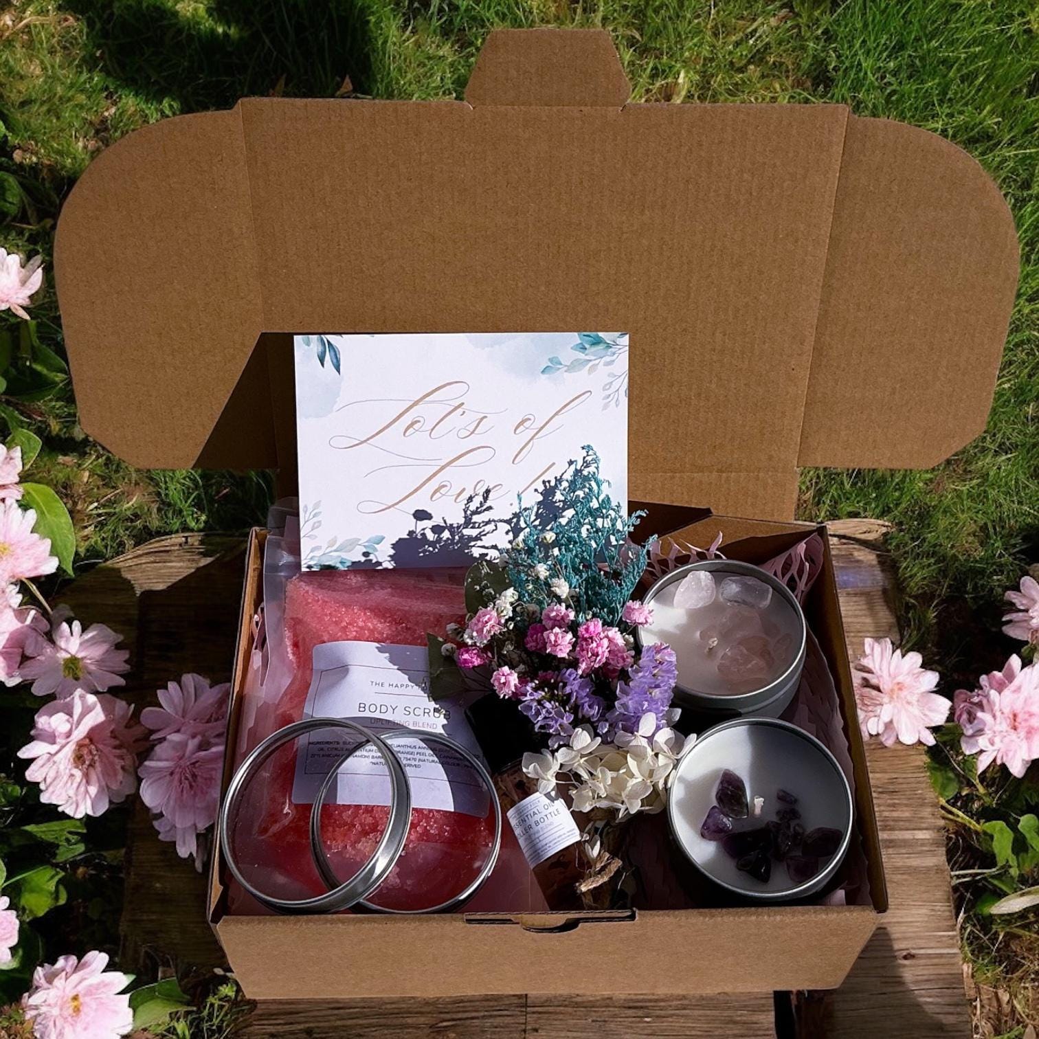 Crystal Candles & Self Care Gift Box