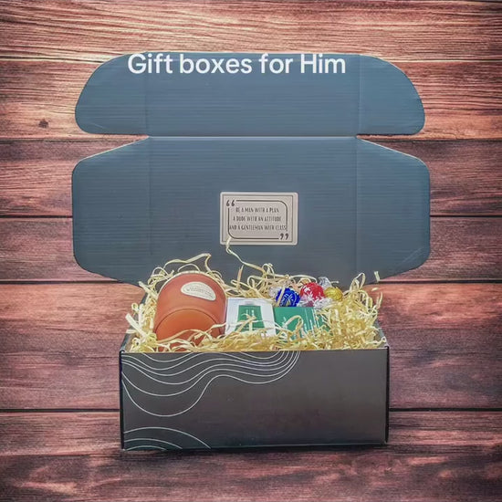 Mens's Gift box-Gift Box for Men-Guys Gift Box-Gift Box For Him-His Gift Box-Men's Gift Idea-Gift For Him-Boyfriend Gift-Husband Gift-Guys